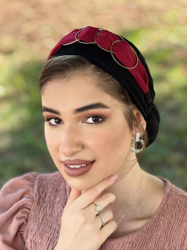קשת בורדו חישוקים